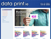 Tablet Screenshot of dataprint.ie